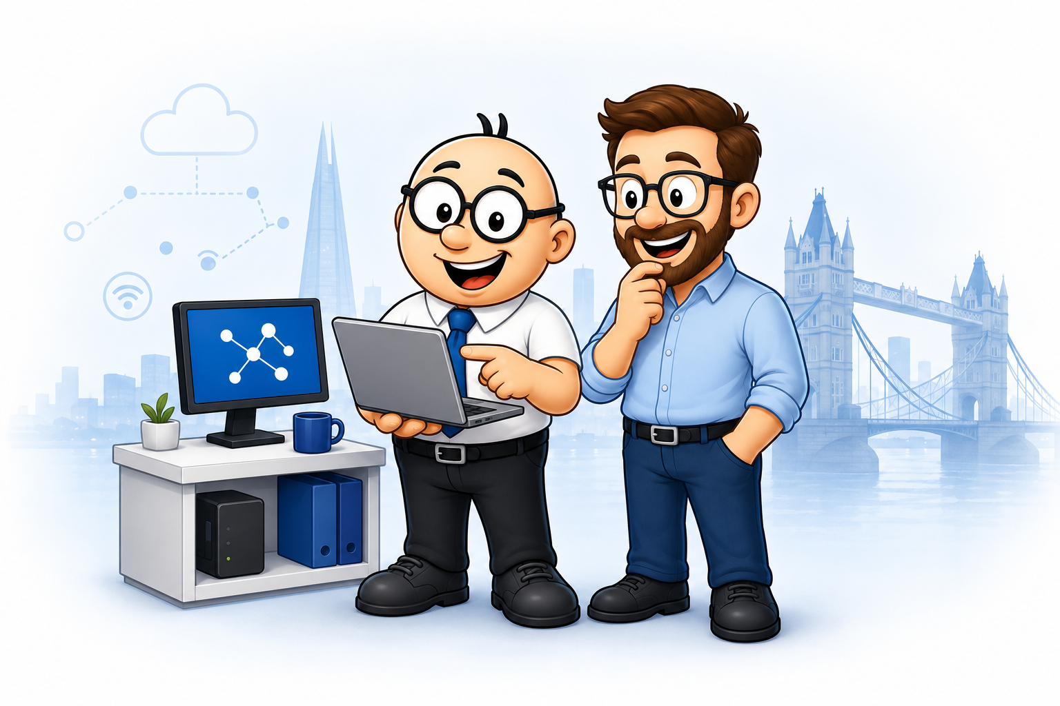 The friendly MyNerd IT support team in London